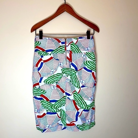 Anthropologie CONVERSATIONS Limited Edition Umbrella Print Skirt - Picture 5 of 9